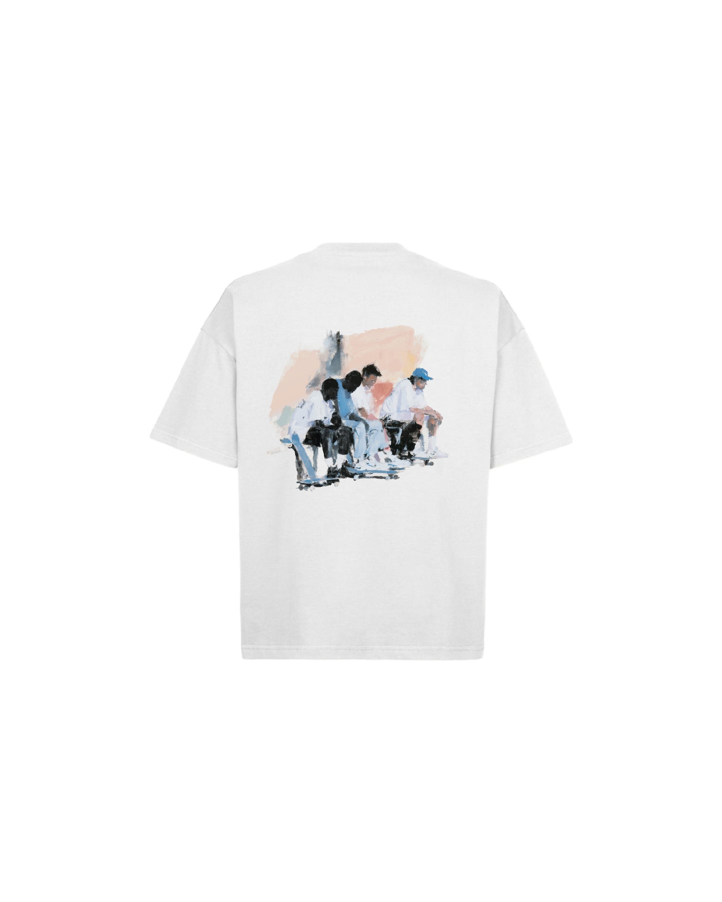 PUSH 'Community' Boxy Tee White
