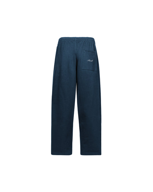 Straight Leg Sweatpants - Navy Blue