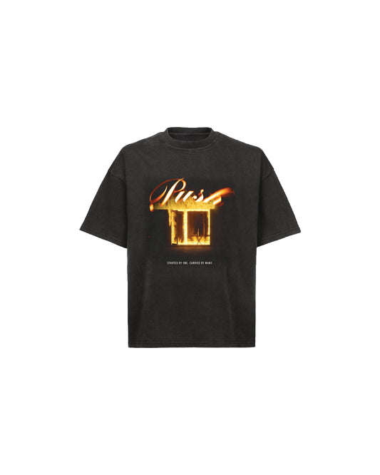 PUSH - 'On Fire' Boxy Tee