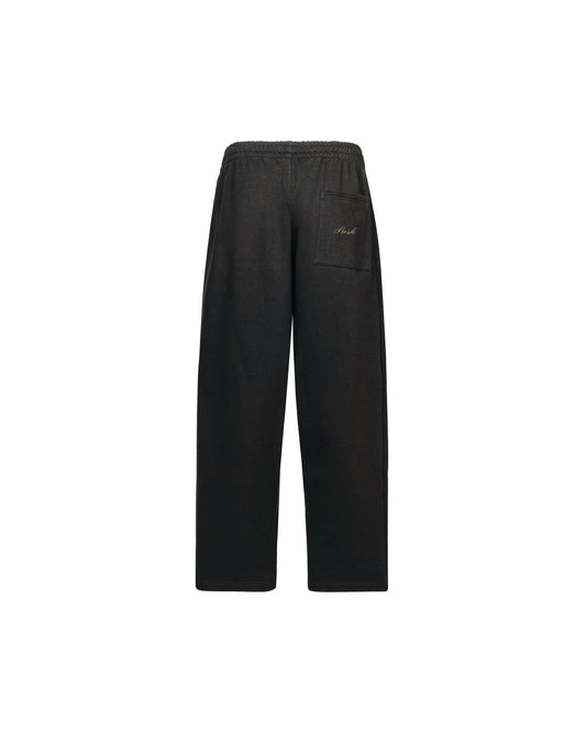 Straight Leg Sweatpants - Vintage Black